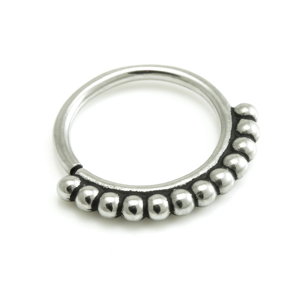 Surgical Steel Bohemian Seamless Ring - Tiny Balls