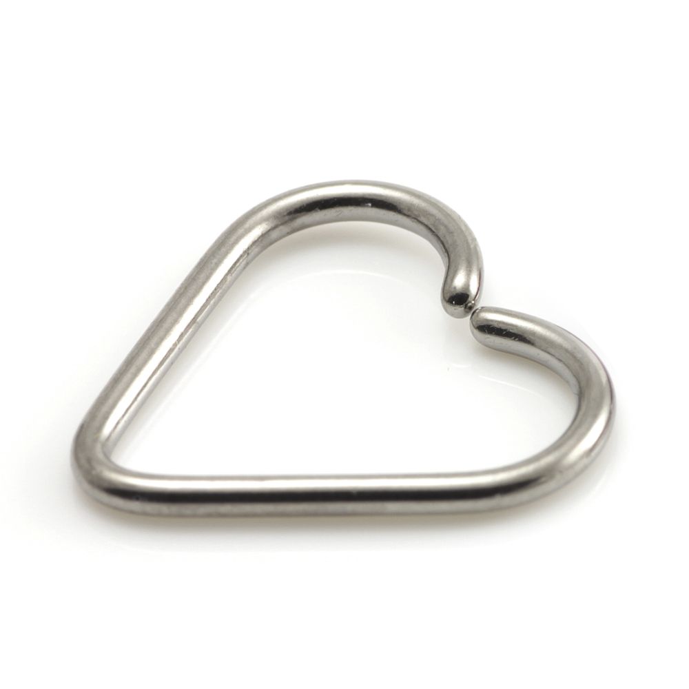Surgical Steel Heart Ring