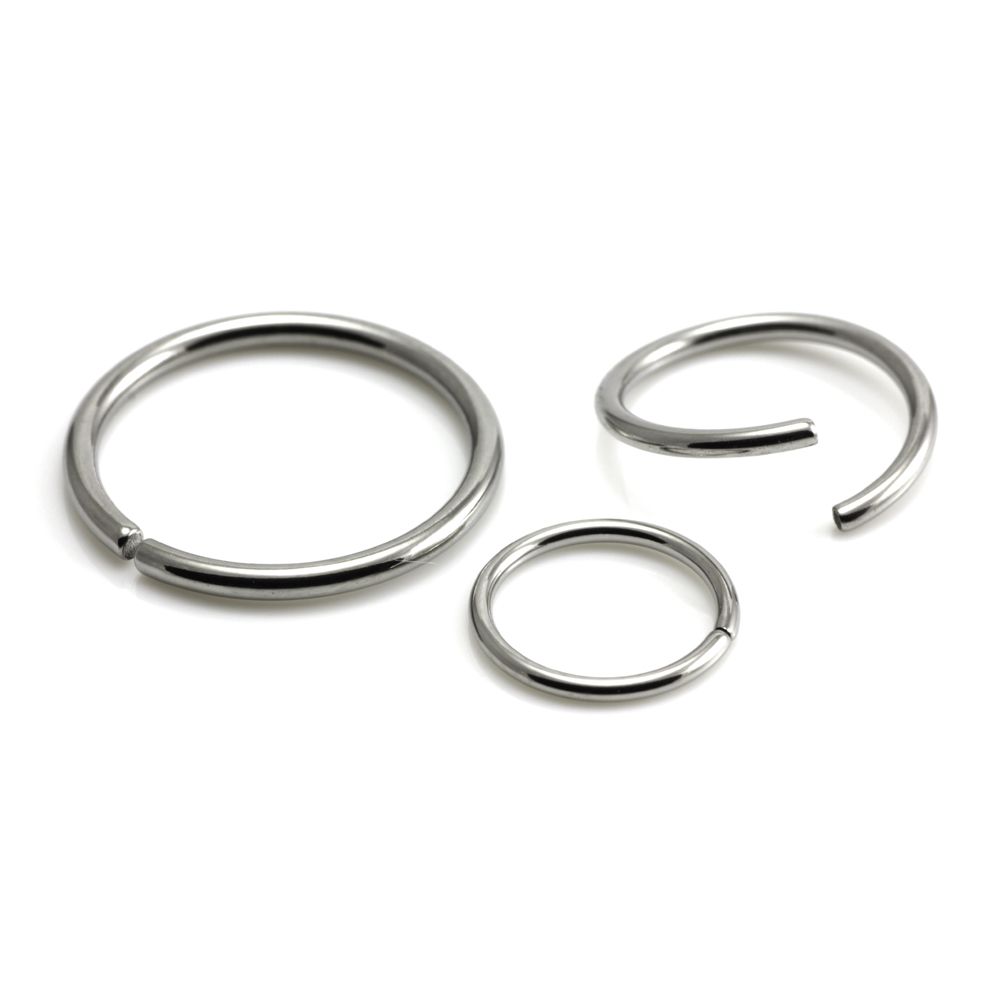 Surgical Steel Seamless Rings